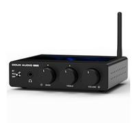 Amplificador Bluetooth DoukAudio A5PRO: Amplificador estéreo HiFi con TPA3255, 300 W × 2 de Potencia, Clase D PFFB, Salida de Auriculares para Cine en casa, Escritorio, Altavoz de estantería (48 V5A)