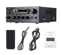 Amplificador Bluetooth HiFi de 1200 W y 220 V, amplificador de audio digital estéreo LED 33BT, entrada