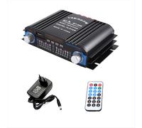 Amplificador Bluetooth HIFI de 4 canales, amplificador de sonido de audio digital, radio FM, MP3