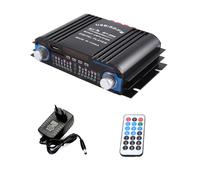 Amplificador Bluetooth HIFI de 4 canales, amplificador de sonido de audio digital, radio FM, MP3