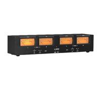 Amplificador con Medidor VU, Selector De Altavoz Analógico De 4 Vías, Conmutador Vintage, con Pantalla De Panel DB Y Control Remoto, para Amplificadores De Válvulas De Clase Estéreo
