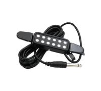 Amplificador de 12 agujeros para guitarra, con cable de 300 cm, 6 conectores hembra de 35 mm para pastillas acústicas de 39 a 42 pulgadas con abrazadera