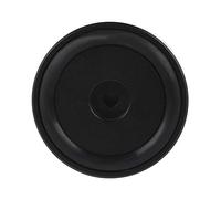 Amplificador de Aleación de Aluminio Feet Pad Altador Hifi Aislamiento Hifi, Anillo Goma Amortiguación Desmontable, Ideal para Mejoras del Sonido Alta Gama (BLACK)