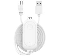 Amplificador de antena de TV para recepción clara, amplificador de señal compacto con alimentación USB, uso en interiores, fácil instalación, cable USB de 1 m + cable de TV de 0,3 m