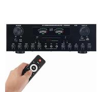 Amplificador De Audio 1000W, Amplificador De Potencia 7 Canales, Receptores HiFi Stereo con Bluetooth 5.2, USB, FM, Tarjetas SD, para Subwoofer, Altavoces Home Theater, Karaoke