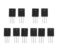 Amplificador de Audio, Amplificador de Automóvil 5 Pares Negro 2Sa1943 2Sc5200 Amplificador de Transistor de Audio Combinado de Alta Potencia para Automóvil