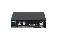 Amplificador de audio, Amplificador de potencia for el hogar, 2 canales, Bluetooth 5.0, miniamplificador sonido estéreo digital alta fidelidad Para bricolaje en casa