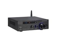 Amplificador de audio, Amplificador de sonido Mini HiFi estéreo 100 W, clase D, Bluetooth, Woofer y Tweeter Para el hogar, karaoke