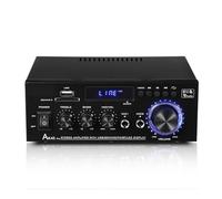 Amplificador de audio, Amplificador digital HiFi de máxima potencia, 90 W x 2 canales, sonido envolvente Bluetooth .0, altavoz amplificador Para bricolaje en casa