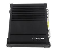 Amplificador de Audio monobloque de 1 canal para coche, potenciador de graves de alta potencia RMS de 500W, ajuste Universal para altavoces de coche, carcasa de Metal Premium