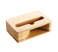 Amplificador de Audio móvil - 10 x 6 x 3 cm, Base de Mesa, Bloque de resonancia de Madera | La canalización mecánica de Las Ondas Aumenta la proyección del Volumen de Forma Natural, Minimalista