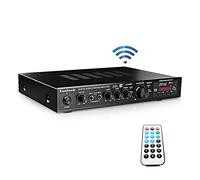 Amplificador de audio para automóvil 200 0w 5ch Estéreo Bluetooth AV POWER Surround Bass Car Audio Subwoofer Altavoces LED Amplificador digital for cine de karaoke Para reducir la pérdida de energía