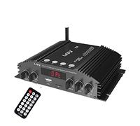 Amplificador de audio para automóvil 4 * 60 0W 12V-18V HIFI Bluetooth Amplificador de automóvil Altavoz Subwoofer STEREO Altavoces Música Inicio Cinema Audio Audio Amplificador Estéreo Para reducir la