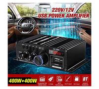 Amplificador de audio para automóvil 40 0w 2 * 200w Estéreo HiFi Coche Inicio Subwoofer Coche Amplificador de AUDIO AMP AMP Sound Speaker Digital EDR Audio LED Amplificadores de diseño Para reducir la
