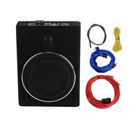 Amplificador de Audio para automóvil de Alta Potencia de Acero Inoxidable de 8 Pulgadas, 12 V, Altavoz, Reproductor de música para automóviles con Refuerzo de Graves de 600 W y