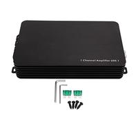 Amplificador de audio para automóviles Brilluxa, amplificador de potencia de 1 canal compatible con altavoces de automóviles universales, refuerzo de señal de audio de alta