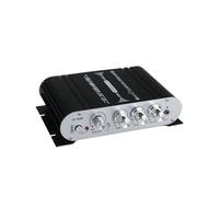 Amplificador de Audio ST-838 HiFi de 2.1 Canales con , Estéreo de 80 W X 2 y Sonido de Agudos, Reproductor Multimedia para Coche, Hogar,