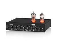Amplificador de Auriculares de Escritorio con Ecualizador estéreo de Tubo HiFi balanceado XLR/preamplificador de 7 ecualizadores