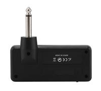 Amplificador de auriculares de guitarra recargable por USB, tamaño de bolsillo de bloqueo clásico, pequeño amplificador de guitarra