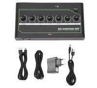 Amplificador de auriculares Digital To Analog Convertidor 3EQ Tipo C 3,5 Mm Estéreo OPTICE Coaxial BT El Canal Derecho Izquierdo Entrada (Enchufe UE)