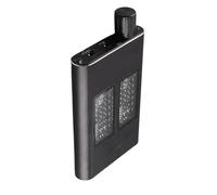 Amplificador de Auriculares Estéreo HiFi Portátil Interruptor de Ganancia de 2 Etapas para Teléfono Computadora MP3 Amplificador de Auriculares de 3,5 Mm para PC, Aleación de Aluminio Negro