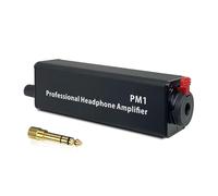 Amplificador de auriculares recargable de alta fidelidad con entrada de 3,5 mm y 6,35 mm para un mejor monitoreo de sonido en el escenario