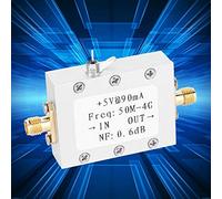 Amplificador de Bajo Ruido Alta Ganancia LNA 22dB 50 MHz a 4 GHz NF 0.6 dB RF FM HF VHF UHF Radioafición -110dBm