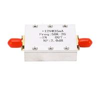 Amplificador de banda ancha 50 kHz-2 GHz, amplificador LNA de baja potencia de ruido con ganancia alta de 31 dB, amplificador de señal de banda ultraancha para receptores de onda