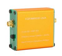 Amplificador de Banda Completa de bajo Ruido Módulo de Preamplificador de Potencia LNA RF Profesional de Alta Ganancia de 20 DB para Radio FM de Onda (Envío con batería de Iones