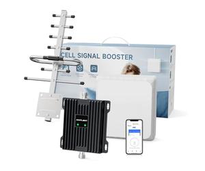 Amplificador de Cobertura Movil en Banda 7/20 4G LTE 3G gsm Repeater Amplificador de Señal para Hogar y Oficina - Antena de Gran Cobertura - Compatible con Todos los Operadores