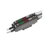 Amplificador de fibra con pantalla digital Dual, interruptor fotoeléctrico FS-V31, sensor reflexión difusa haz pasante, alta velocidad, 24V(FS-V31+M4)