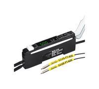 Amplificador de fibra con pantalla digital LES-31N, equipo control industrial antiinterferencias alta velocidad, sensor reflexión difusa haz pasante(M6)