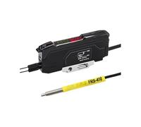 Amplificador de fibra con sensor óptica pantalla digital dual alta velocidad(LES-N18N with 1m M4 Reflection Fiber NPN Output)