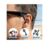 Amplificador de Guía de Sonido para Matte Ray, Gafas Inteligentes de Realidad Aumentada, Aislamiento de Ruido de Silicona, Reduce la Fuga de Sonido