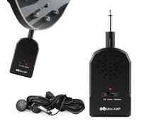 Amplificador de guitarra, amplificador eléctrico, 5.9in Bass Practice Equipment, Built-in 4 Sound Effects, diseño compacto portátil para rehearsals, Live Performances, School Sessions