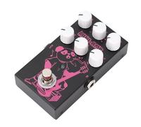 Amplificador de Guitarra Eléctrica DC 9V, Efectos Analógicos Multifunción, Ajustador de Ecualizador de 3 Posiciones, Selección de Efectos Musicales de 9 Posiciones