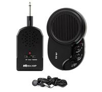 Amplificador de guitarra inalámbrico, amplificador de práctica de bajo eléctrico, sonido compacto portátil de , 4 efectos integrados, ideal para el hogar, actuación, escuela, 1 juego