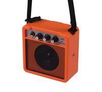 Amplificador de Guitarra Light 5W 5W con Botón Ajustable para Varios Efectos de Sonido, Adecuados para Guitarristas Acústicos y E, Negro/azul/rojo/naranja/amarillo (ORANGE)