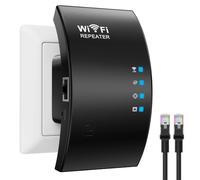 Amplificador de Internet con Extensor WiFi 2025, Alcance de 930 m², repetidor, Amplificador de enrutador WiFi en Malla 80% más rápido, más Amplio Que Nunca, admite más Dispositivos de Red en el hogar