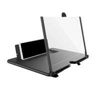 Amplificador de Pantalla para Móvil 3D HD | Lupa para Teléfono Inteligente Plegable | Soporte Escritorio Universal para Todos los Smartphones | para Ver Películas Vídeos Juegos Noche de Cine