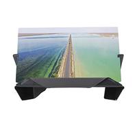 Amplificador de Pantalla Plegable de 10 Pulgadas, Lupa ampliadora de Pantalla con protección Ocular 9D y Estuche de Cuero para Smartphone, Aumento de 3 a 4X para Uso en casa, (Negra)