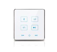 Amplificador de Pared para Cine en Casa, Pantalla Táctil, Panel de Música, Sistema de Audio de Fondo para el Hogar, Compatible con Tarjeta