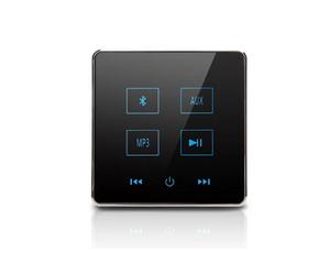 Amplificador de Pared para Cine en Casa, Pantalla Táctil, Panel de Música, Sistema de Audio de Fondo para el Hogar, Compatible con Tarjeta