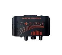 Amplificador de Potencia de Audio AK170, Amplificador de Audio Estéreo HIFI de Doble Canal con Anillo de Luz LED, Amplificador de Sonido Portátil.