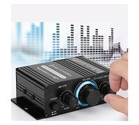 Amplificador de Potencia de Audio estéreo Digital HiFi, 2 Canales, 400W, 12V, Radio FM, micrófono, Mini Placa amplificadora de Sonido for Coche, Cine en casa