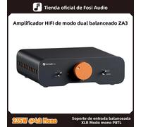 Amplificador de Potencia Estéreo Fosi Audio ZA3 TPA3255 Clase D HiFi para Altavoces de Estantería Pasivos con Entrada XLR/RCA/Balanceada ZA3 With P3