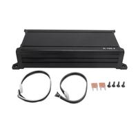 Amplificador de Potencia para Automóvil, Amplificador de Automóvil de 4 Canales, Baja Distorsión, Amplificador de Potencia Estéreo para Automóvil de Alta Sensibilidad, Voltaje