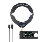 Amplificador de Radio - Amplificador de FM para Hogar,con Antena Pantalla IPS De 23cm Batería De 800mA Pantalla HD LSB Reproductor USB para Configuración DJ Camión Garaje Casa Lugar De Trabajo RV Bar
