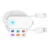 Amplificador de Señal Antena TV - Booster DVB-T/T2 HD 4K - Alimentación por USB 1m + Cable Coaxial 0.3m - Compatible con Antenas de TV Interior y Exterior
