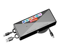 Amplificador de Señal Antena TV Interior 2026, Alta Ganancia Bajo Ruido, Mejora Recepción Digital HD 4K, Elimina Pixelado, Alimentación USB, Compatible con Smart TV y Todas Las Antenas Digitales